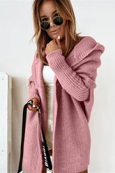 Temperament Commuter Bat-Shaped Hooded Sweater Ins street